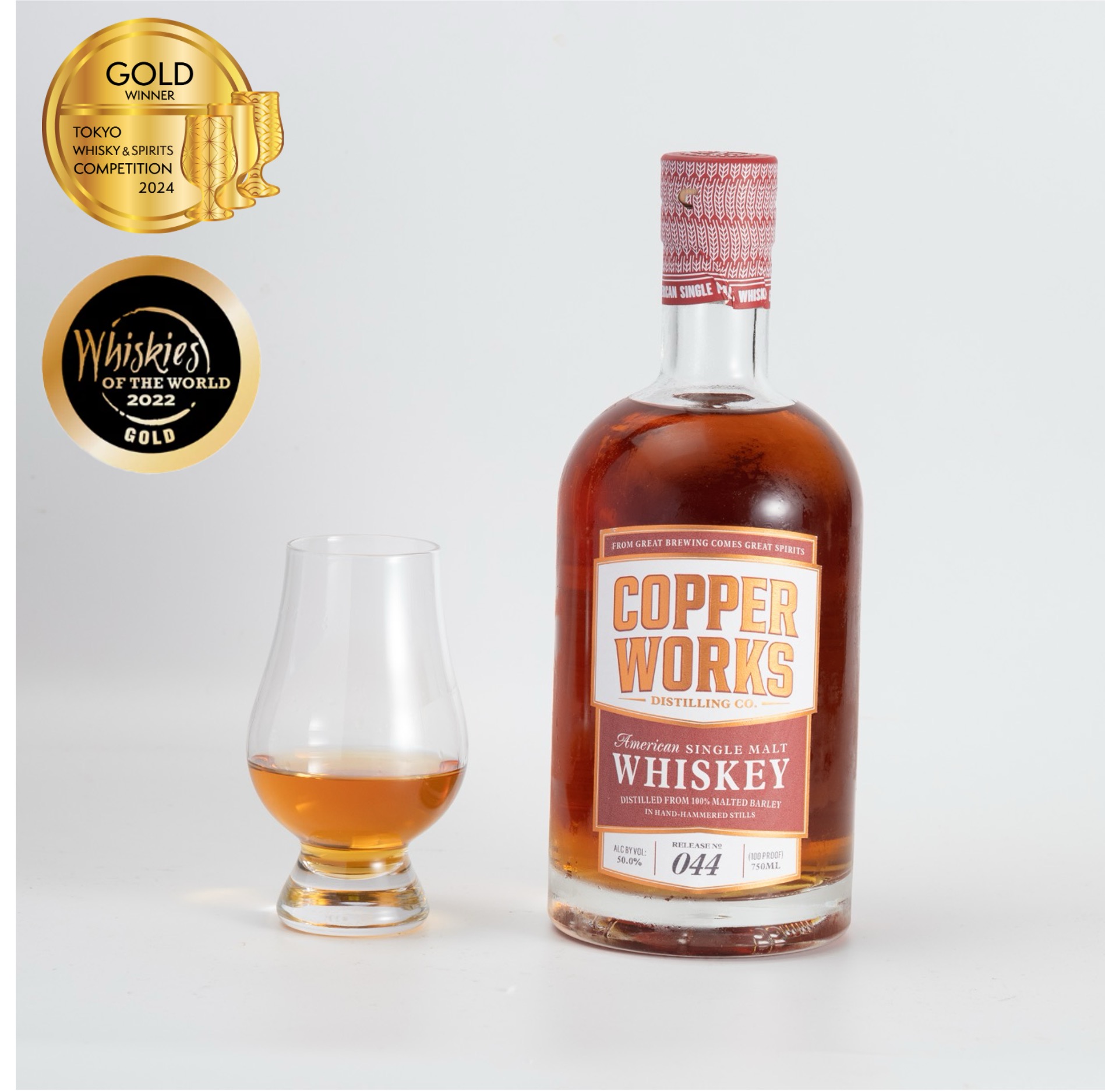 Copperworks D. American Single Malt Whiskey R044 | Far Yeast